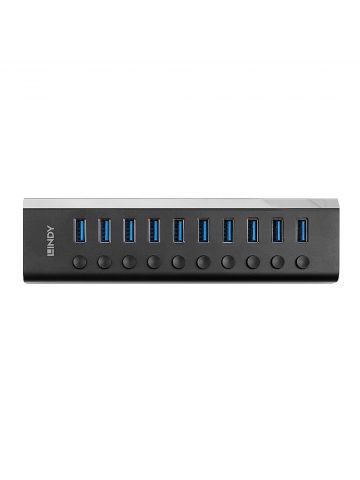 Lindy 10 Port USB 3.0 Hub with On/Off Switches