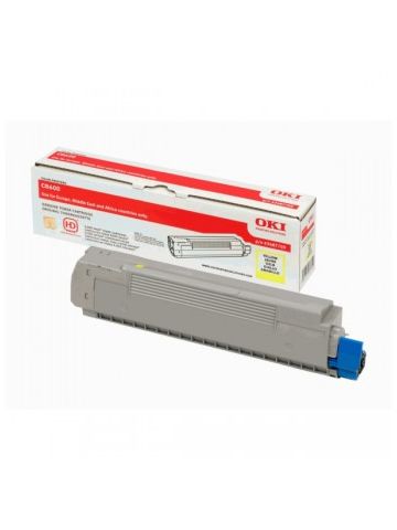 OKI 43487709 Toner yellow, 6K pages  5% coverage