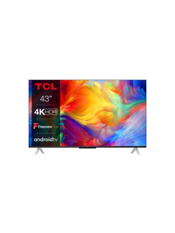 TCL 43P638K TV 109.2 cm (43") 4K Ultra HD Smart TV Wi-Fi Aluminium