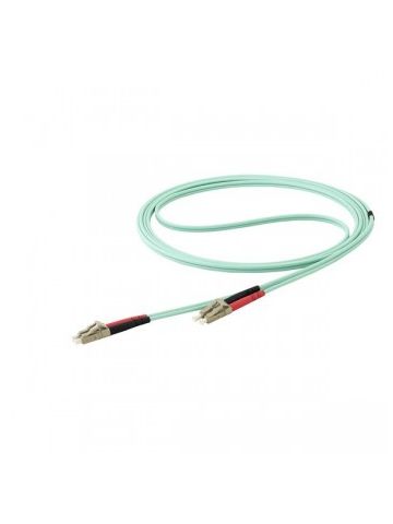 StarTech.com 15 m OM4 LC to LC Multimode Duplex Fiber Optic Patch Cable