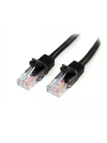 StarTech.com Cat5e Ethernet Patch Cable with Snagless RJ45 Connectors - 10 m, Black