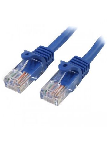 StarTech.com Cat5e Ethernet Patch Cable with Snagless RJ45 Connectors - 10 m, Blue