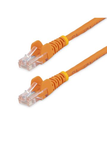 StarTech.com Cat5e Ethernet Patch Cable with Snagless RJ45 Connectors - 10 m, Orange