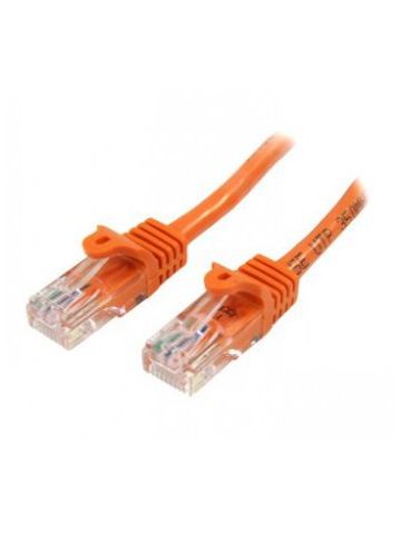 StarTech.com 45PAT50CMOR networking cable 0.5 m Cat5e U/UTP (UTP) Orange