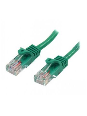 StarTech.com 45PAT5MGN networking cable 5 m Cat5e U/UTP (UTP) Green