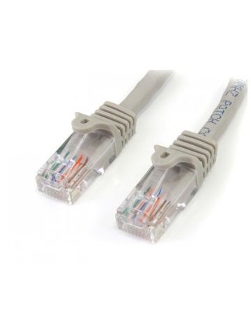 StarTech.com Cat5e Patch Cable with Snagless RJ45 Connectors - 5 m, Grey