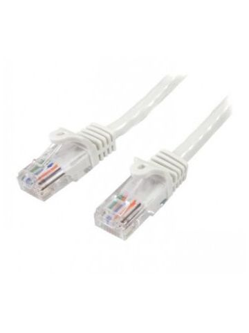 StarTech.com 45PAT5MWH networking cable 5 m Cat5e U/UTP (UTP) White