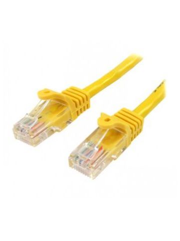 StarTech.com 45PAT5MYL networking cable 5 m Cat5e U/UTP (UTP) Yellow