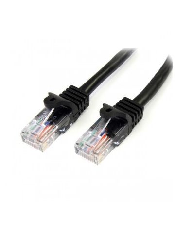 StarTech.com Cat5e Ethernet Patch Cable with Snagless RJ45 Connectors - 7 m, Black