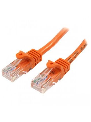 StarTech.com Cat5e Ethernet Patch Cable with Snagless RJ45 Connectors - 7 m, Orange