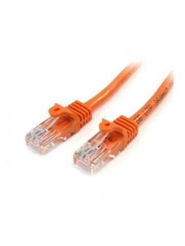 StarTech.com 3 ft Orange Snagless Category 5e (350 MHz) UTP Patch Cable networking cable 0.91 m