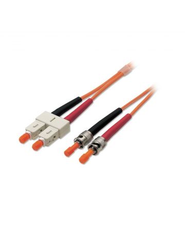 Lindy 10m 2x ST - 2x SC OM1 M/M fibre optic cable Orange