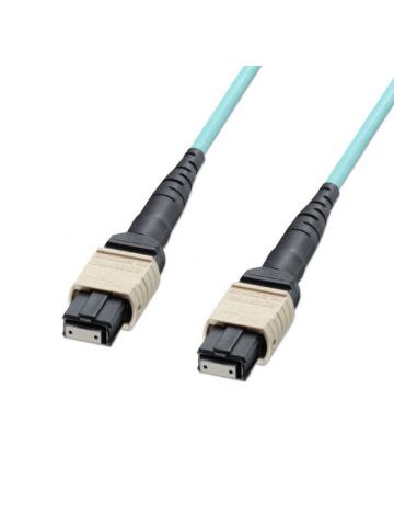 Lindy 46774 fibre optic cable 50 m MPO/MTP OM3 Black, Blue
