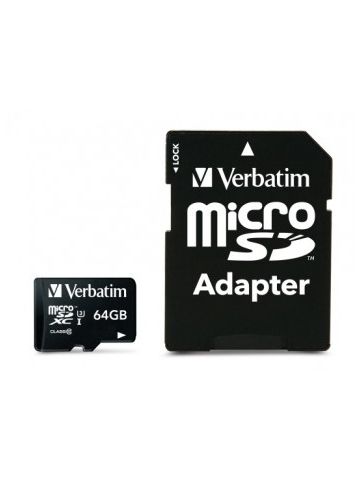 Verbatim Pro memory card 64 GB MicroSDXC Class 10 UHS