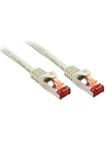 Lindy Cat.6 S/FTP 0.5m networking cable Grey Cat6 S/FTP (S-STP)