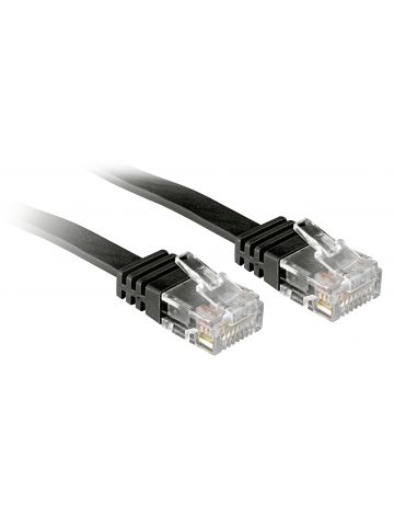 Lindy 5m Cat.6 networking cable Black 10 m Cat6