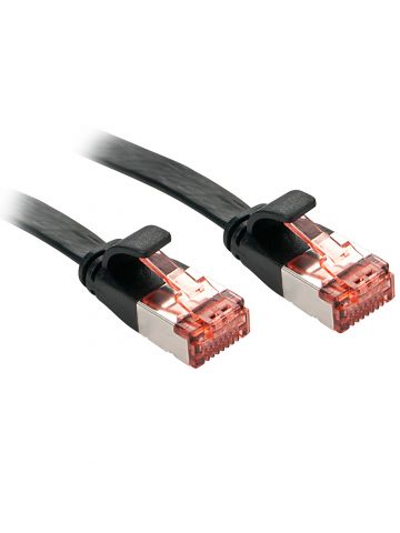 Lindy RJ45 Cat.6 U/FTP 10m networking cable Black Cat6 U/FTP (STP)