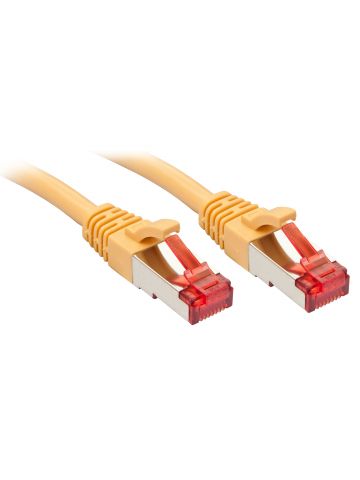 Lindy Rj45/Rj45 Cat6 3m networking cable Yellow S/FTP (S-STP)