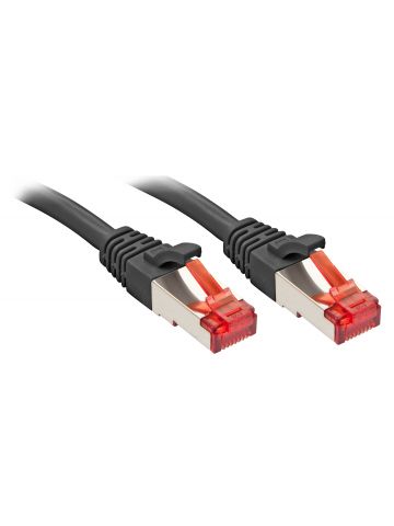 Lindy RJ-45/RJ-45 Cat6 10m networking cable Black S/FTP (S-STP)