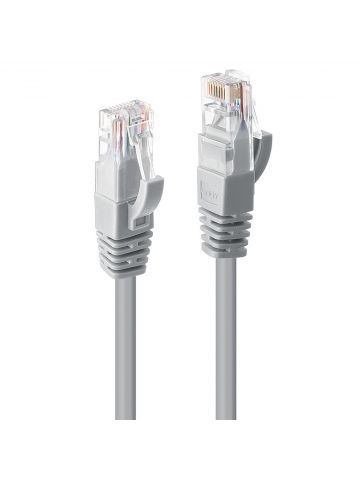 Lindy 0.5m Cat.6 U/UTP Cable, Grey