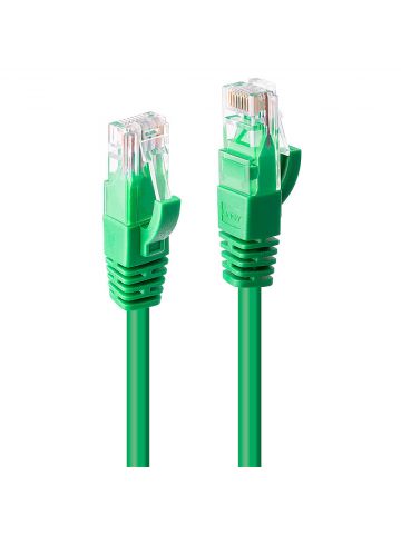 Lindy 0.3m Cat.6 U/UTP Cable, Green