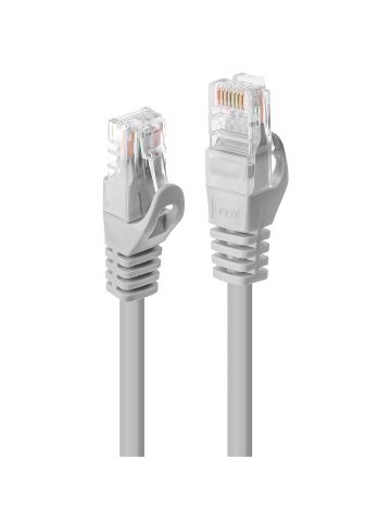 Lindy 0.5m Cat.5e U/UTP Cable, Grey