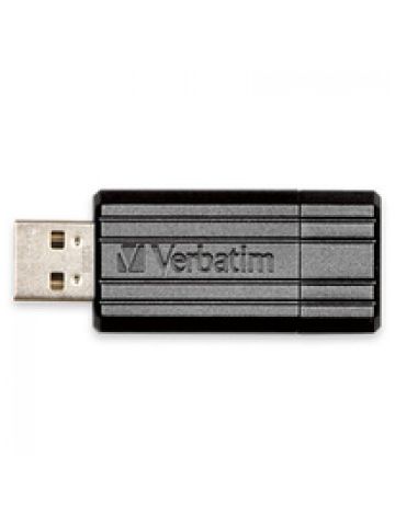 Verbatim PinStripe 128GB USB flash drive USB Type-A 2.0 Black