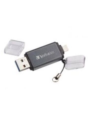 Verbatim iStore 'n' Go USB flash drive 16 GB USB Type-A / Lightning 3.2 Gen 1 (3.1 Gen 1) Gray