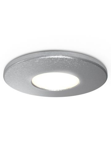 4lite IP65 LED Downlight Bezel - Satin Chrome