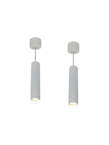 4lite High Output Dimmable 3K LED Ceiling Pendant Light - White, Pack of 2