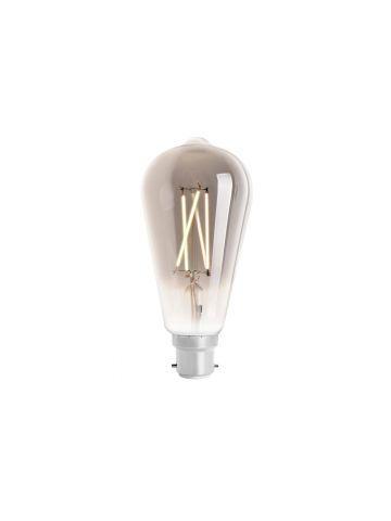 4lite WiZ Connected ST64 Smoky White WiFi LED Smart Bulb - B22 Bayonet