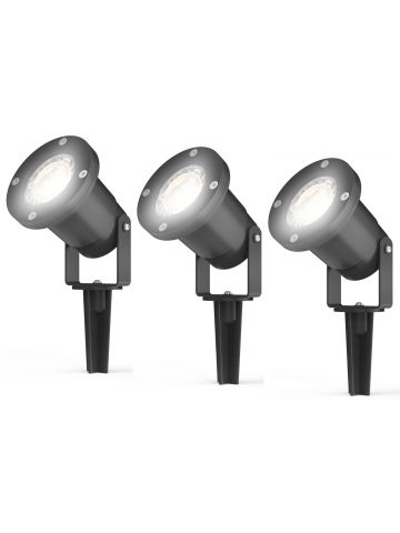 4lite GU10 Outdoor Garden Spike Light - Pack of 3