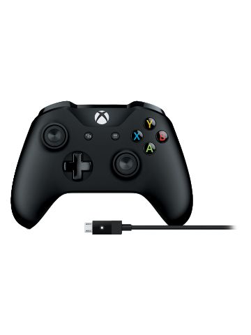 Microsoft 4N6-00002 Gaming Controller Gamepad PC, Xbox One Bluetooth/USB Black