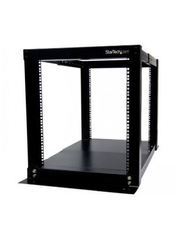 StarTech.com 12U Adjustable 4 Post Server Equipment Open Frame Rack Cabinet