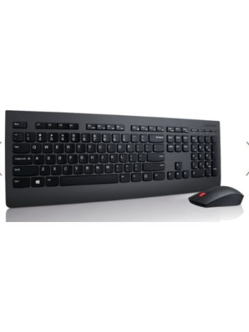 Lenovo 4X30H56796 keyboard Mouse included Universal RF Wireless QWERTY US English Black