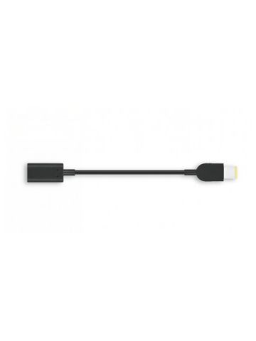 Lenovo 4X90U45346 cable interface/gender adapter USB-C Slim-tip Black