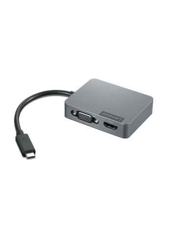 Lenovo 4X91A30366 laptop dock/port replicator Wired USB 2.0 Type-C Grey