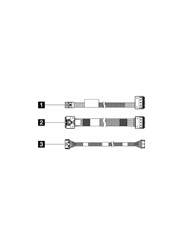 Lenovo - Storage cable kit - for M.2 SATA/x4 Chassis NVMe