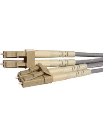 Cablenet 0.5m OM2 50/125 LC-LC Duplex Grey LSOH Fibre Patch Lead