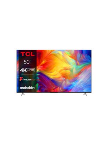 TCL 50P638K TV 127 cm (50") 4K Ultra HD Smart TV Wi-Fi Aluminium, Anthracite