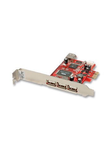 Lindy 3 + 1 Port USB 2.0 Card interface cards/adapter