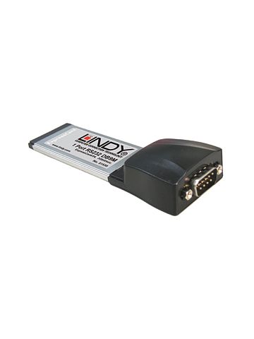 Lindy RS-232 Card - 1 Port, ExpressCard/34 interface cards/adapter