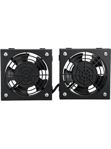 Cablenet 2 Way Fan unit for Wall Cabinets (1m Lead)