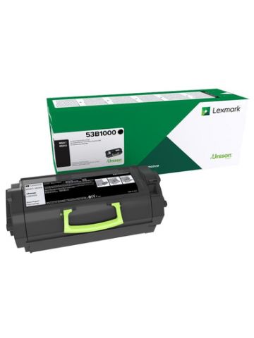 Lexmark 53B2000 Toner-kit return program, 11K pages ISO/IEC 19752 for Lexmark MS 817/818