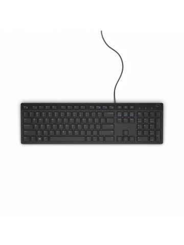 DELL KB216 keyboard USB QWERTY Russian Black