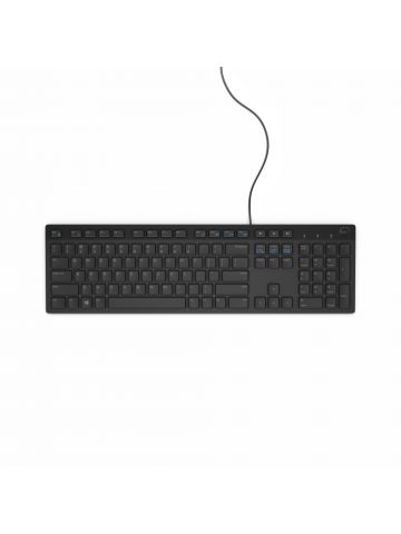 DELL KB216 keyboard USB QWERTZ German Black