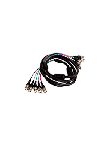 Cablenet 5m 5 x BNC Male - Male Monitor Black Cable