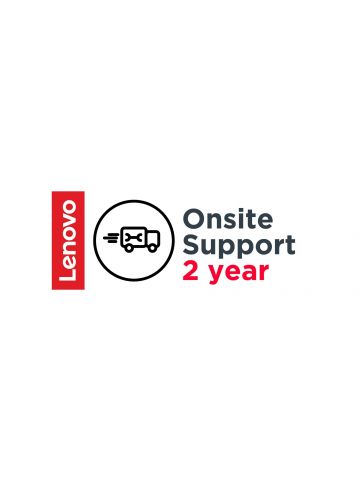 Lenovo Onsite Upgrade - Extended service agreement - parts and labour - 2 years - on-site - for ThinkCentre neo 30a 22, 30a 24, 30a 27, V30a-24ITL AIO, V50a-22IMB AIO, V510