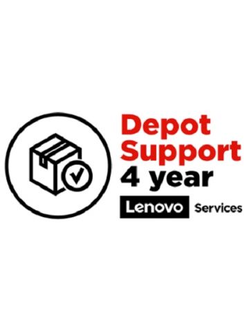 Lenovo Depot/Customer Carry-In Upgrade - Extended service agreement - parts and labour - 4 years - carry-in - for ThinkCentre neo 30a 22, 30a 24, 30a 27, V30a-24ITL AIO, V50a-22IMB AIO