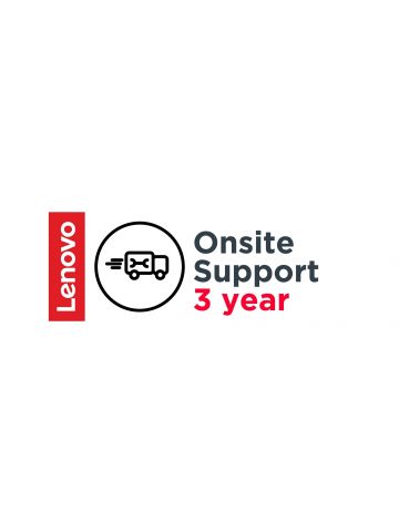 Lenovo Onsite, Extended service agreement, parts and labour, 3 years, on-site, response time: NBD, for ThinkBook 13; 14; 15; ThinkPad 11e (5th Gen); ThinkPad Yoga 11e (4th Gen); 11e (5th Gen)